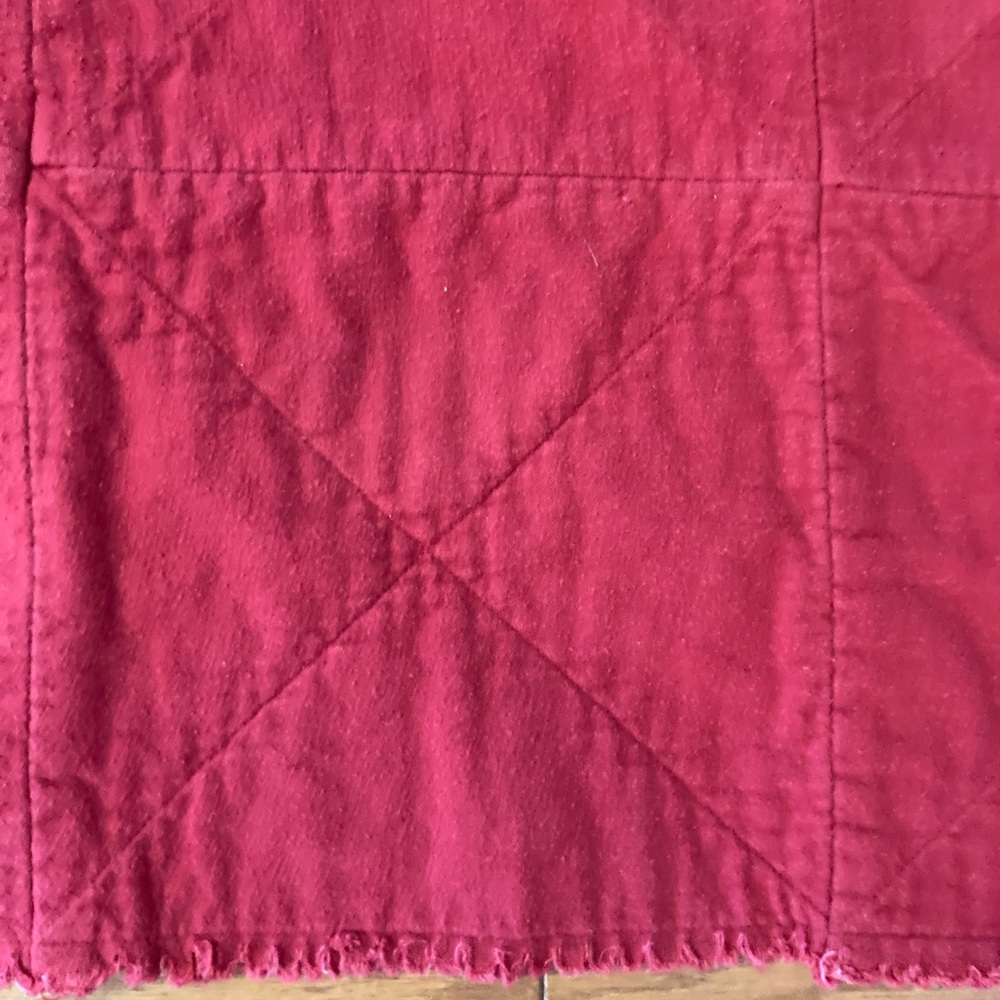 Handmade University of Alabama Rag Quilt We Love You Daddy - Picture 8 of 12